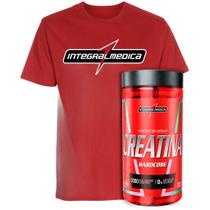 Kit Camiseta Integralmedica Creatina 120 caps Dry Fit - Kit Camiseta Integralmedica Creatina 120 caps Dry Fit -