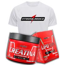 Kit Camiseta Integralmedica Creatina Lipo Dry Fit Camisa - Kit Camiseta Integralmedica Creatina Lipo Dry Fit Camisa -