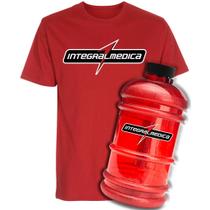 Kit Camiseta Integralmedica Galão 2,2Litros Camisa Dry Fit -