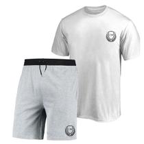 Kit Camiseta Manga Curta Logo + Bermuda Moletom Masculina