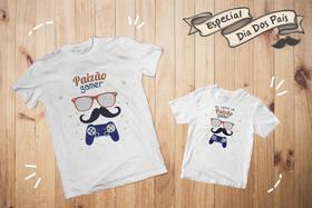 Kit Camiseta Pai e Filho, Paizão Gamer