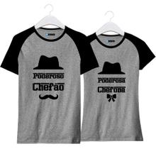 Kit Camiseta Para Casal Combinando Poderoso Chefão E Chefona