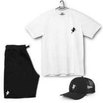 Kit Camiseta Plus Size Bermuda e Boné Dibre Basquete - Ad.Oficial