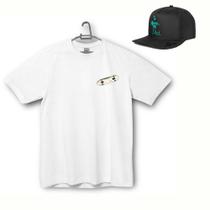 Kit Camiseta Plus Size Skate com Boné Ad Verde TropiCaos