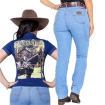 Kit Camiseta Polo Muladeiros + Calça Carpinteira Feminina Kit Camiseta Polo Muladeiros + Calça Carpinteira Feminina