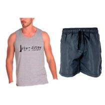 Kit Camiseta Regata Masculina + Short Jiu Jitsu Conforto - Ragor