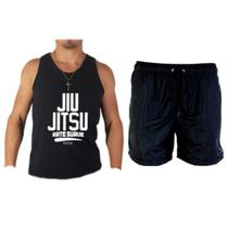 Kit Camiseta Regata Masculina + Short Jiu Jitsu Dia a Dia