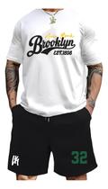 Kit Camiseta + Short Moletom Conjunto Luken Brooklyn Kit Camiseta + Short Moletom Conjunto Luken Brooklyn