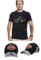 Kit camiseta t shirt moto + bone moto gp ref.rp0h02