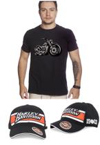 Kit camiseta t shirt moto + bone moto gp ref.rp0h03