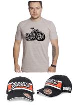 Kit camiseta t shirt moto + bone moto gp ref.rp0h03