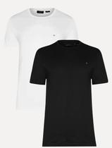 Kit Camisetas Aramis Basic Lisa Preta/Branca