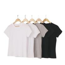 Kit Camisetas Hering Femininas Slim 5 Unidades Básicas Cores lisa Kit Camisetas Hering Femininas Slim 5 Unidades Básicas Cores lisa