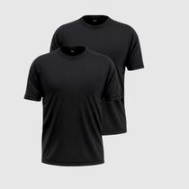 Kit Camisetas Masculina 02 Unidades Algodão Básica Gola Redonda Manga Curta