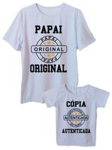 Kit Camisetas Tal Pai Tal Filho Adulto e Infantil Papai Plus Size - Calupa
