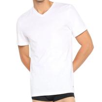 Kit Camisetas Tommy Hilfiger Pack V-Neck 3 Peças Branca