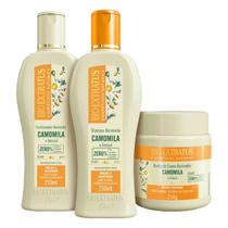 Kit Camomila 1 Shampoo 1 Condicionador 1 Banho 250ml Bio Extratus Kit Camomila 1 Shampoo 1 Condicionador 1 Banho 250ml Bio Extratus