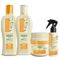 Kit Camomila Iluminador Bio Extratus Linha Completa 4 Itens Kit Camomila Iluminador Bio Extratus Linha Completa 4 Itens