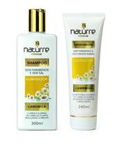 Kit Camomila Naturrê Shampoo e Condicionador 300ml Kit Camomila Naturrê Shampoo e Condicionador 300ml