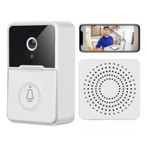 Kit Campainha C/ Câmera Wifi S Fio Inteligente Recarregável X9 Kit Campainha C/ Câmera Wifi S Fio Inteligente Recarregável X9