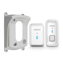Kit Campainha sem fio CIB 101 Intelbras Com Protetor Branco