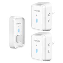 Kit Campainha sem fio CIB 101 Intelbras Para 2 Ambientes