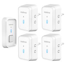 Kit Campainha sem fio CIB 101 Intelbras Para 4 Ambientes Kit Campainha sem fio CIB 101 Intelbras Para 4 Ambientes