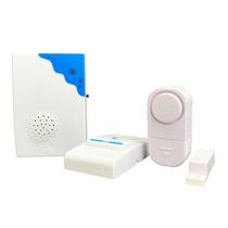 Kit Campainha Sem Fio e Alarme de Entrada Com Pilha