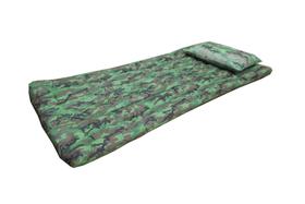 Kit camping colchonete + travesseiro solteiro dobrável super leve acampamento trekking alto conforto