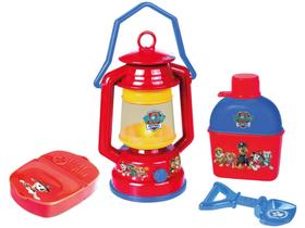 Kit Camping de Brinquedo Paw Patrol - Lampião e Canil 4 Peças Candide