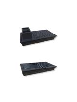 Kit Canal Ùmido 17x30copos Pratos Escorredor P/embutir Bancada