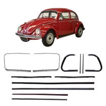 Kit Canaleta Pestana Friso Quebra Vento Fusca 71 A 77 Kit Canaleta Pestana Friso Quebra Vento Fusca 71 A 77