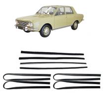 Kit Canaleta Pestana Interna Borracha Vidro Corcel 1 4portas Kit Canaleta Pestana Interna Borracha Vidro Corcel 1 4portas