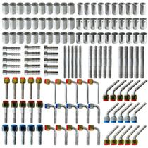 Kit Caneca Conexão Emenda Salva Vida Alumínio 135 Unidades