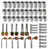 Kit Caneca Conexão Salva Vida 6 8 10mm Alumínio 54 Unidades Kit Caneca Conexão Salva Vida 6 8 10mm Alumínio 54 Unidades