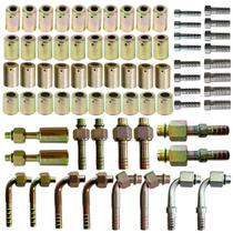 Kit Caneca Conexão Salva Vida Ar Condicionado Aço 72 Peças