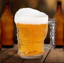 Kit Caneca de Vidro Caveira para Chopp, Cerveja, Sorvete e Drinks