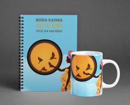 Kit Caneca e Agenda Permanente Dia das Mães Mod. 01 Kit Caneca e Agenda Permanente Dia das Mães Mod. 01