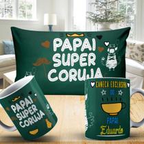 Kit caneca e almofada Pai