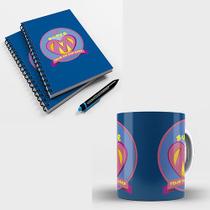 Kit Caneca e Caderno de Anotação Dia das Mães Mod. 11