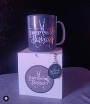 Kit caneca e chaveiro
