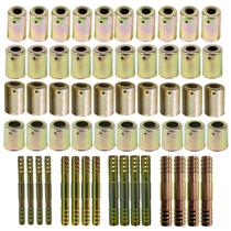 Kit Caneca E Emenda 6mm 8mm 10mm 12mm Aço 56 Unidades