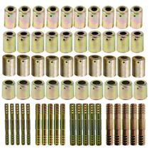 Kit Caneca E Emenda 6mm 8mm 10mm 12mm Aço 60 Unidades