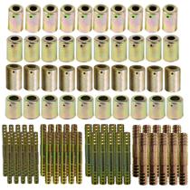 Kit Caneca E Emenda 6mm 8mm 10mm 12mm Aço 80 Unidades