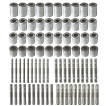 Kit Caneca E Emenda 6mm 8mm 10mm 12mm Alumínio 80 Unidades
