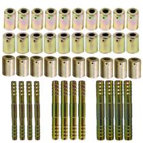 Kit Caneca E Emenda 6mm 8mm 10mm Aço 42 Unidades