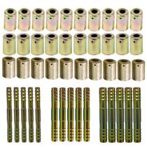 Kit Caneca E Emenda 6mm 8mm 10mm Aço 45 Unidades