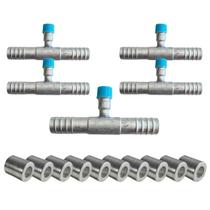 Kit Caneca E Emenda Com Ventil R134 12mm Alumínio 15 Unidades Kit Caneca E Emenda Com Ventil R134 12mm Alumínio 15 Unidades