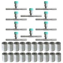 Kit Caneca E Emenda Com Ventil R134 6mm Alumínio 30 Unidades Kit Caneca E Emenda Com Ventil R134 6mm Alumínio 30 Unidades