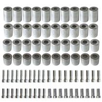 Kit Caneca E Salva Vida 6 8 10 12mm Alumínio 80 Unidades